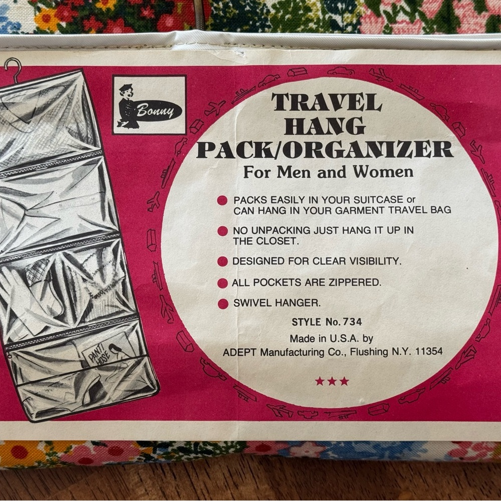 Vintage Travel Organizer - Picture 5 of 5